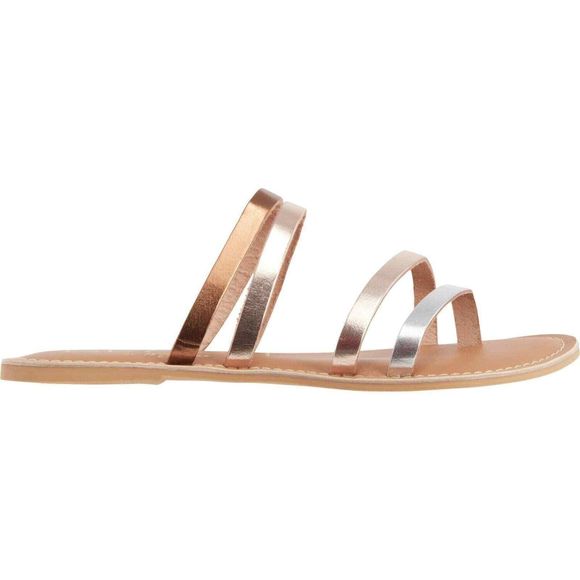 BEACH by Matisse Summertime Metallic Slide Sandals, brown, Size 7 - Picture 4 of 7